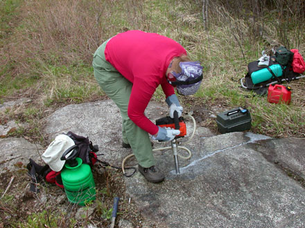 Steph Drilling @ Sonju Lake, MN