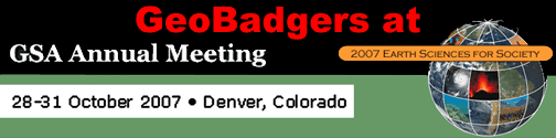 GeoBadgers at GSA 2007
