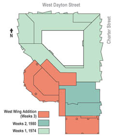 plan of Weeks Hall