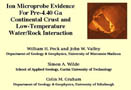 microprobe image with title of paper