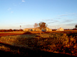 photo, building with bales