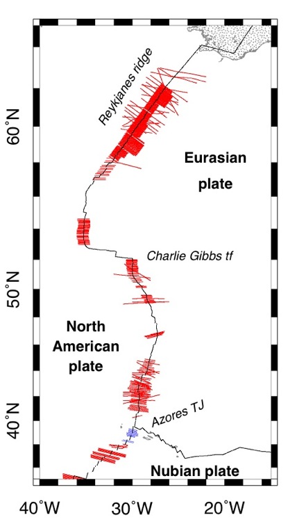 North Atlantic magnetic profiles